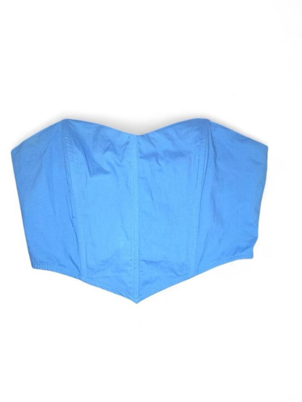 L.A. Hearts Bright Blue Strapless Corset Top